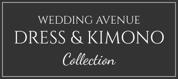「WEDDING AVENUE DRESS & KIMONO Collection」の見出しロゴ。