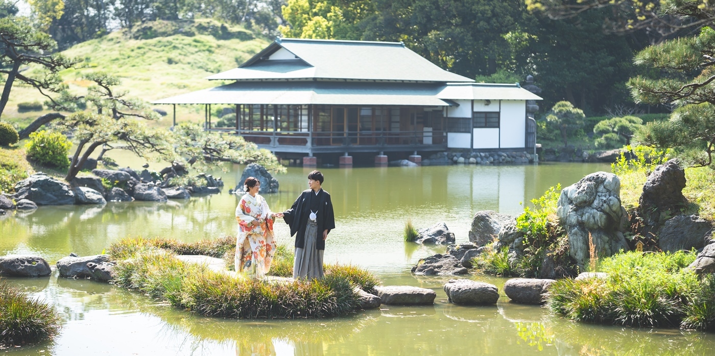 清澄庭園の前撮り