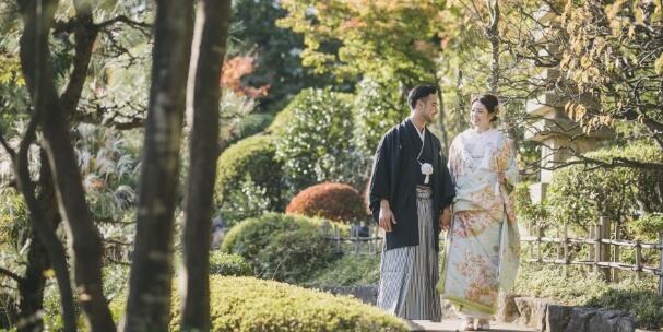 平成庭園の前撮り