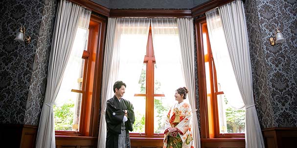 旧古河邸の前撮り