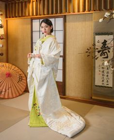 ライム（色掛下：SK21）：爽やかな黄緑色が印象的な、優しく可愛らしい掛下です。